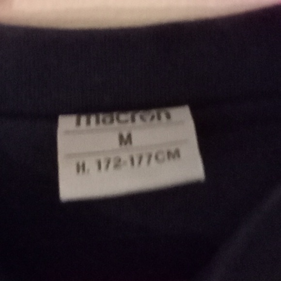 Men's Edinburgh United Kingdom polo shirt size M color dark blue orange - Picture 5 of 9